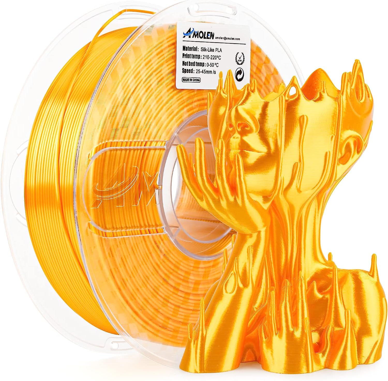Silk S-Series PLA Filament – AMOLEN