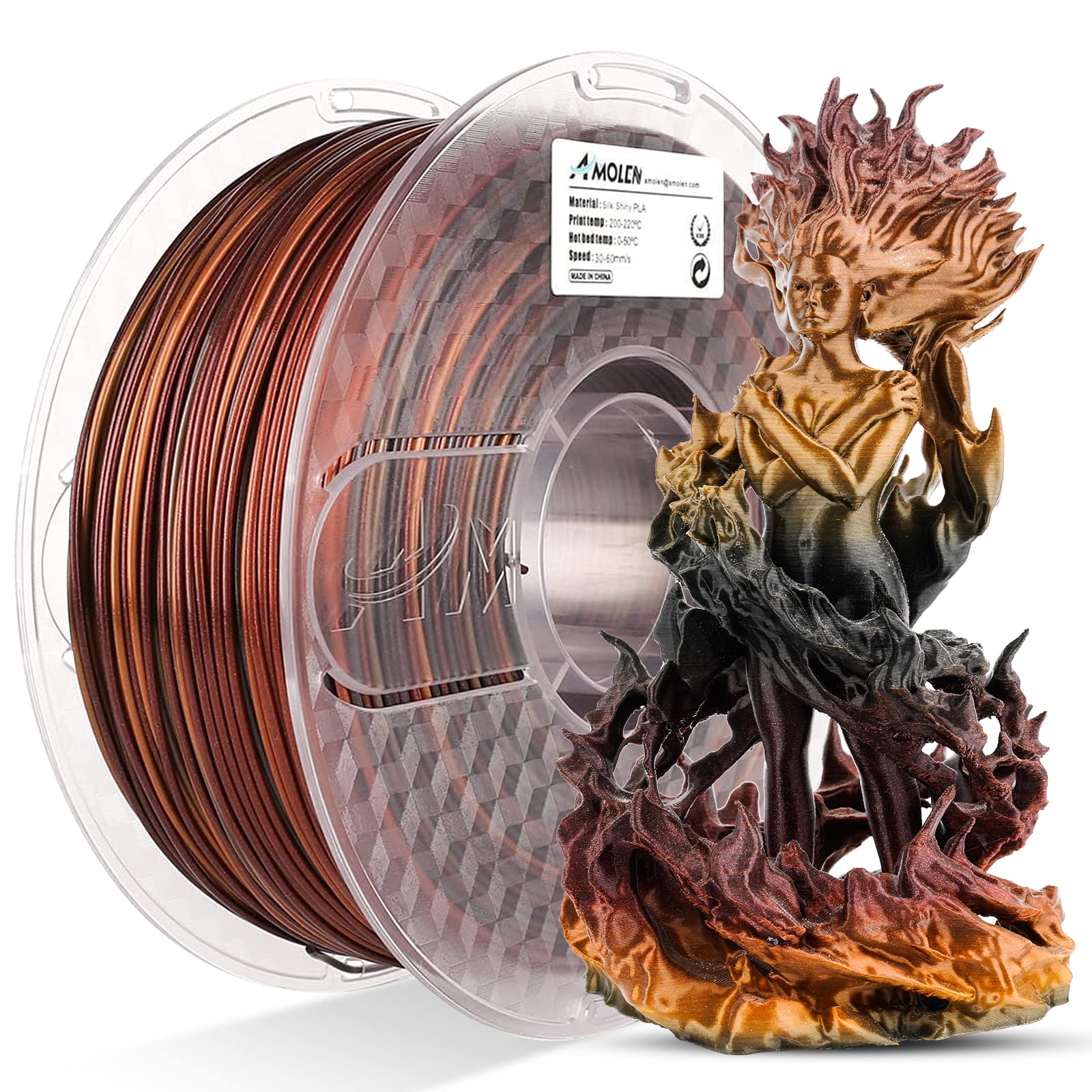 Silk Shiny Gradient PLA Filament
