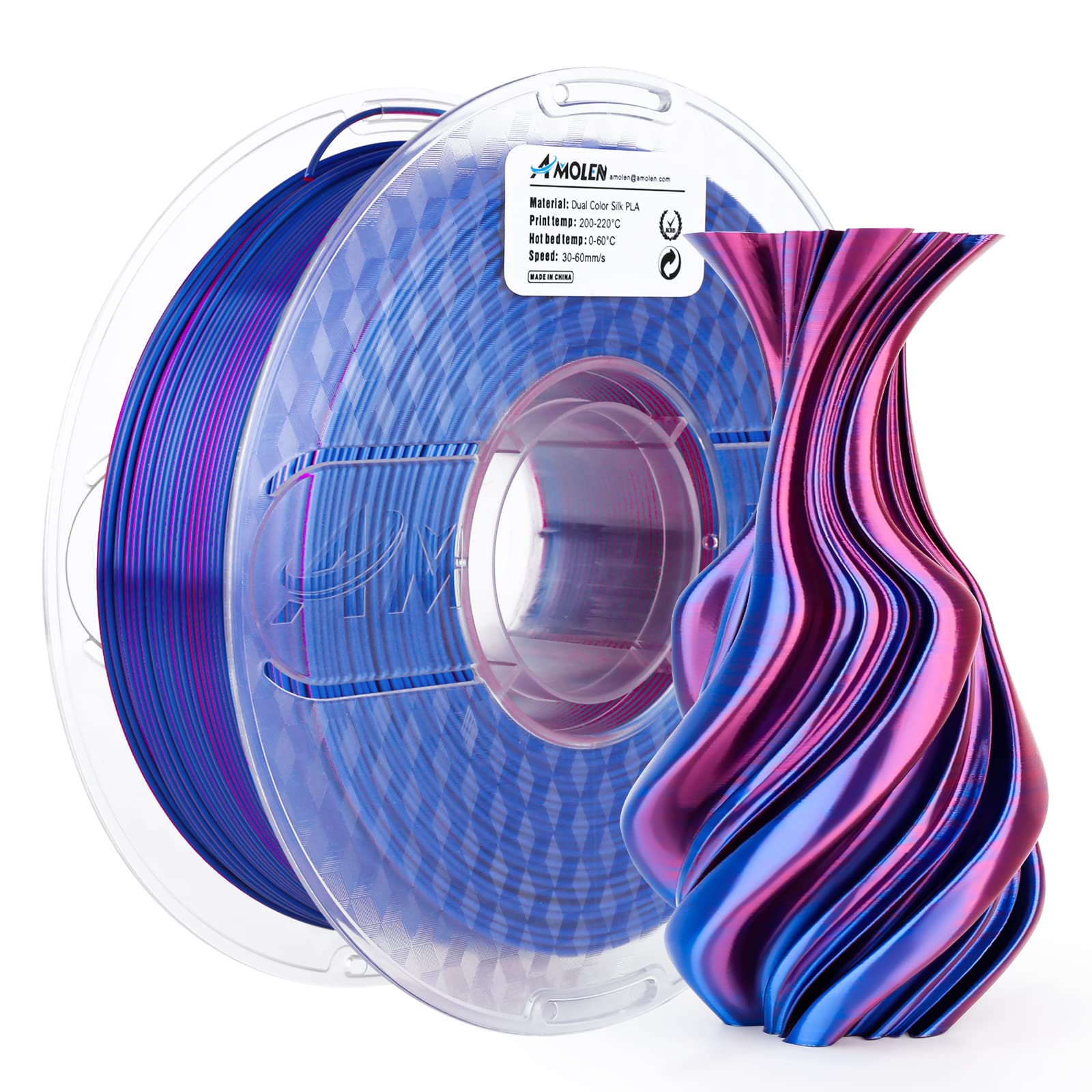 Silk Dual Color PLA Filament
