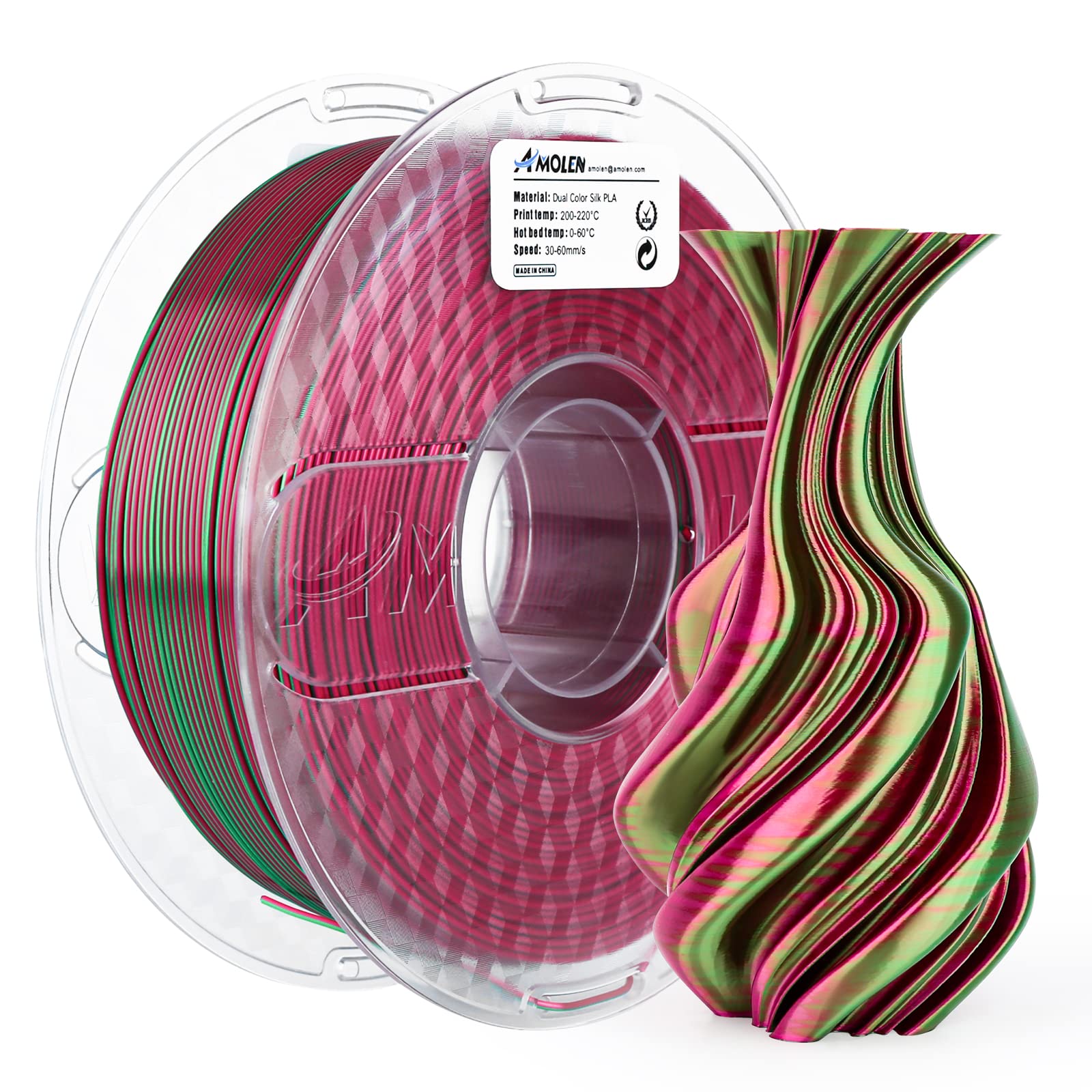 Silk Dual Color PLA Filament