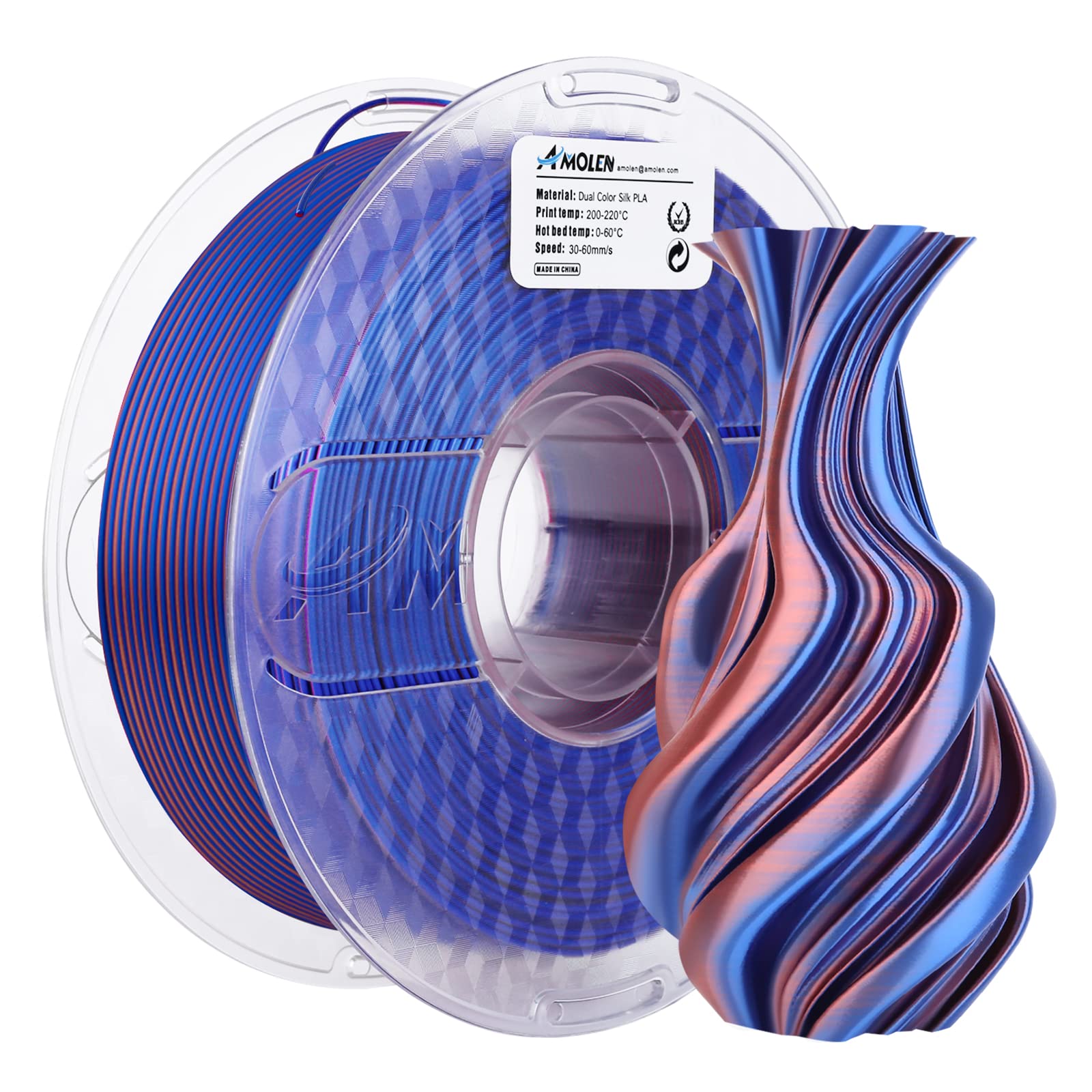 Silk Dual Color PLA Filament