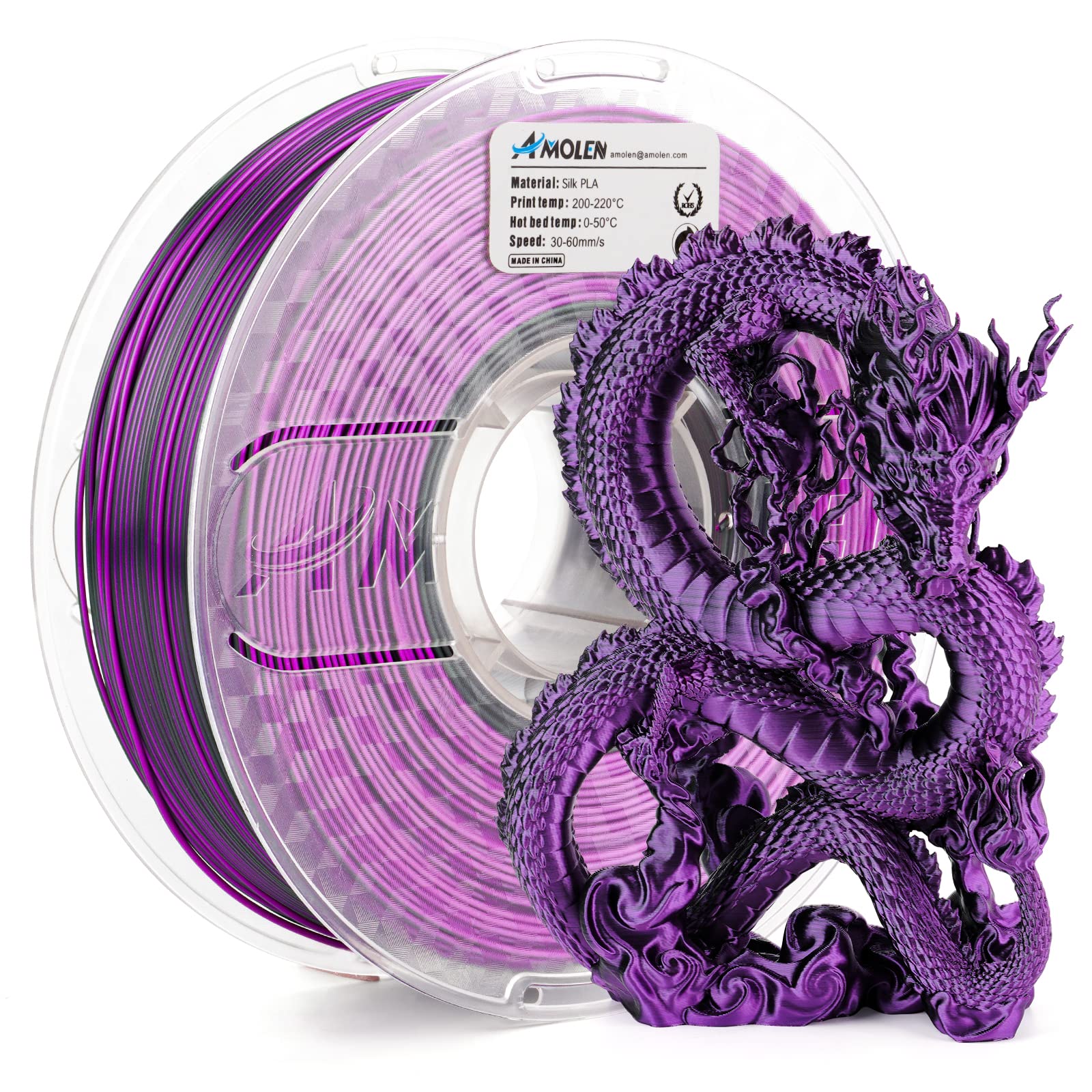 Silk Dual Color PLA Filament