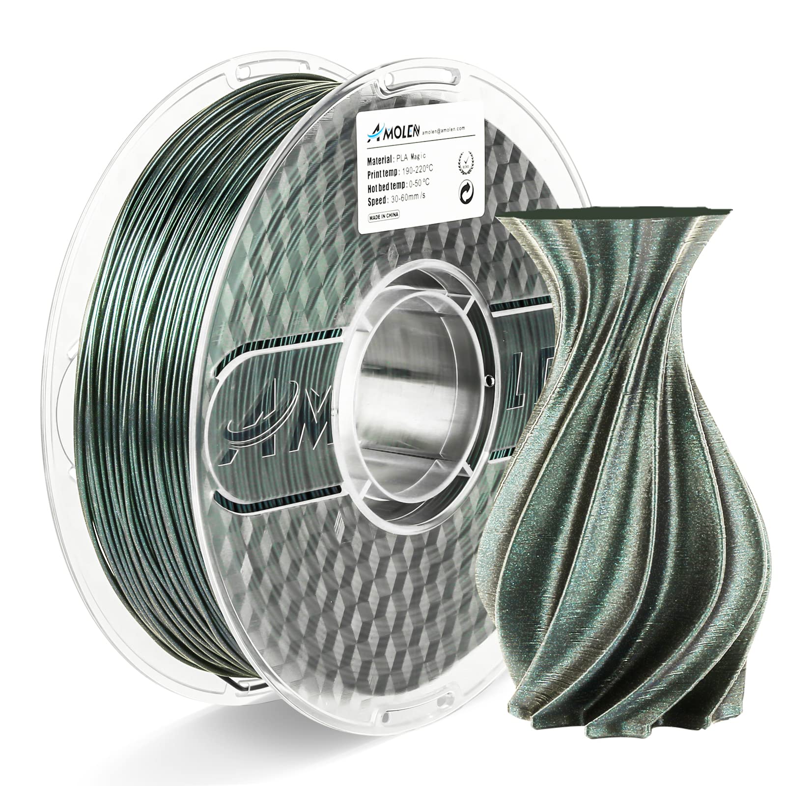 Sparkle &amp; Shiny PLA Filament, 1.75mm