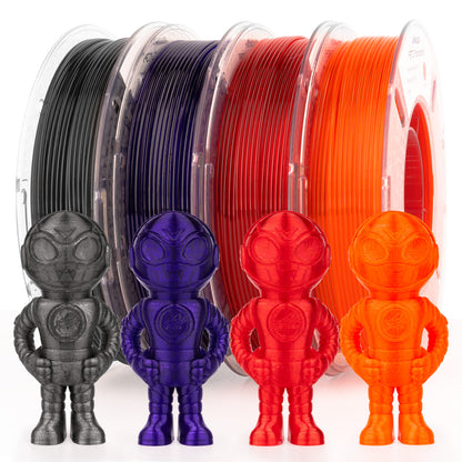 PETG Transparent- VARIETY PACK, 1.75MM, 200g*4