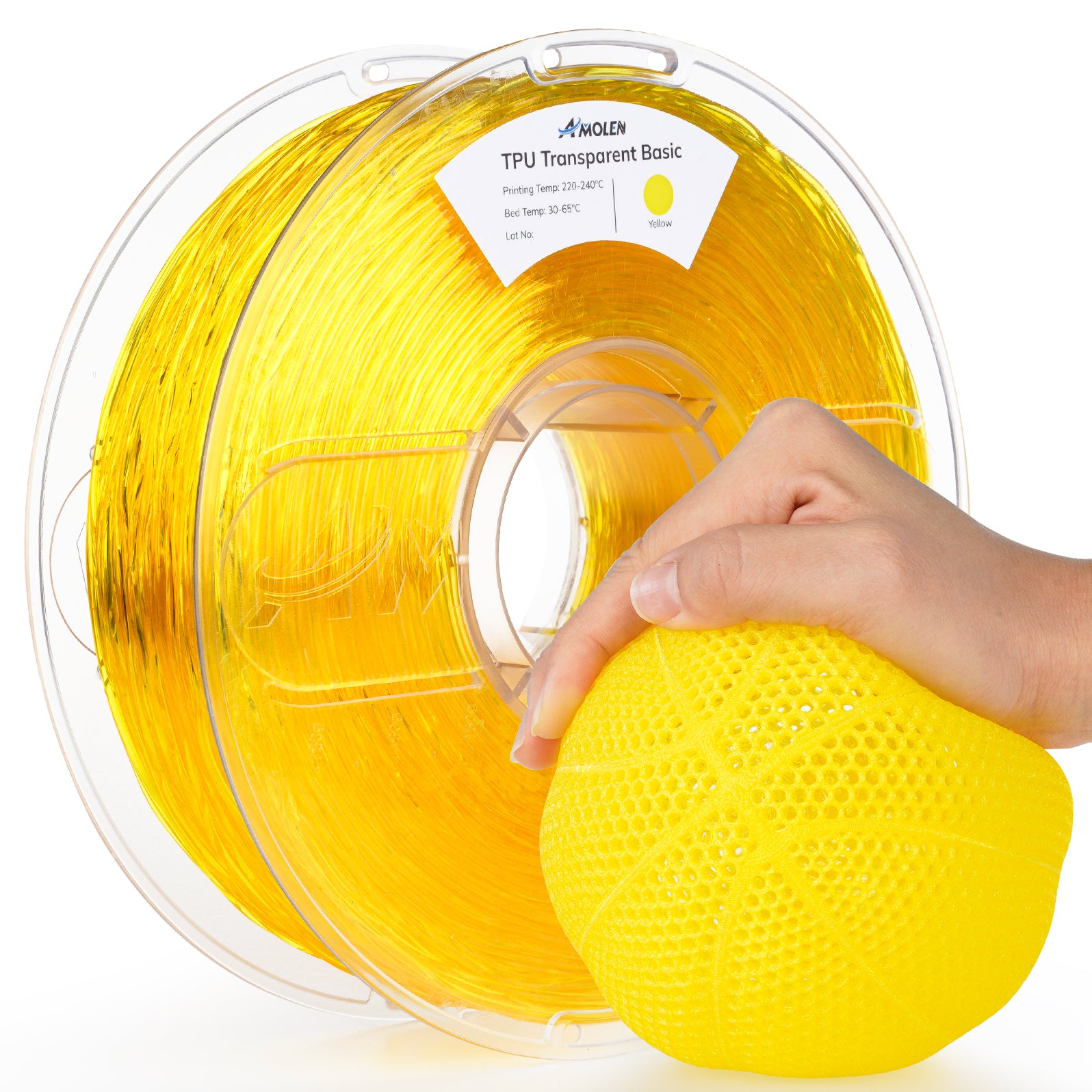 TPU Transparent 1.75mm, 1KG/2.2LB