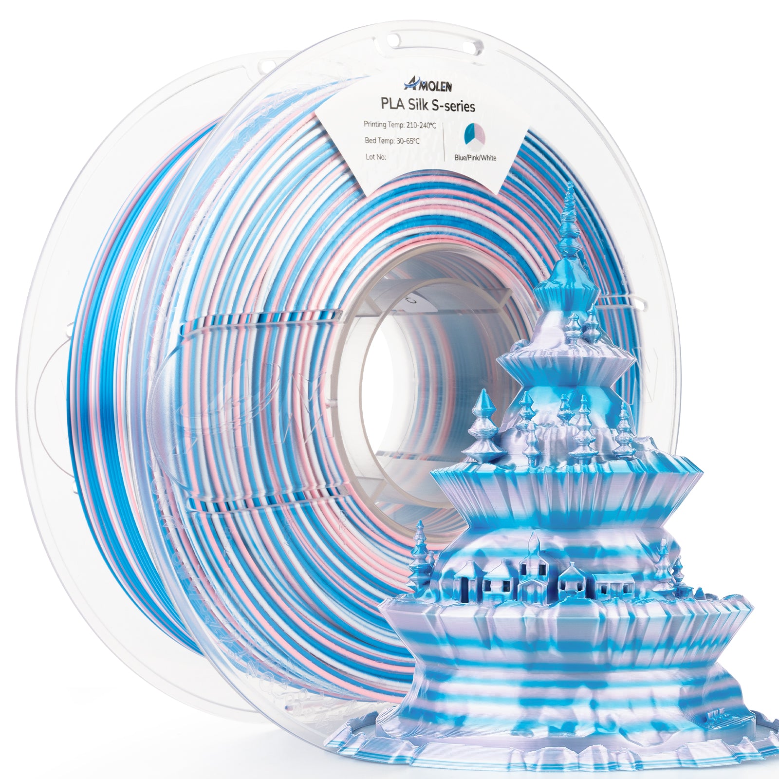 PLA Silk S-Series Filament, 1.75mm, 1KG/2.2LB