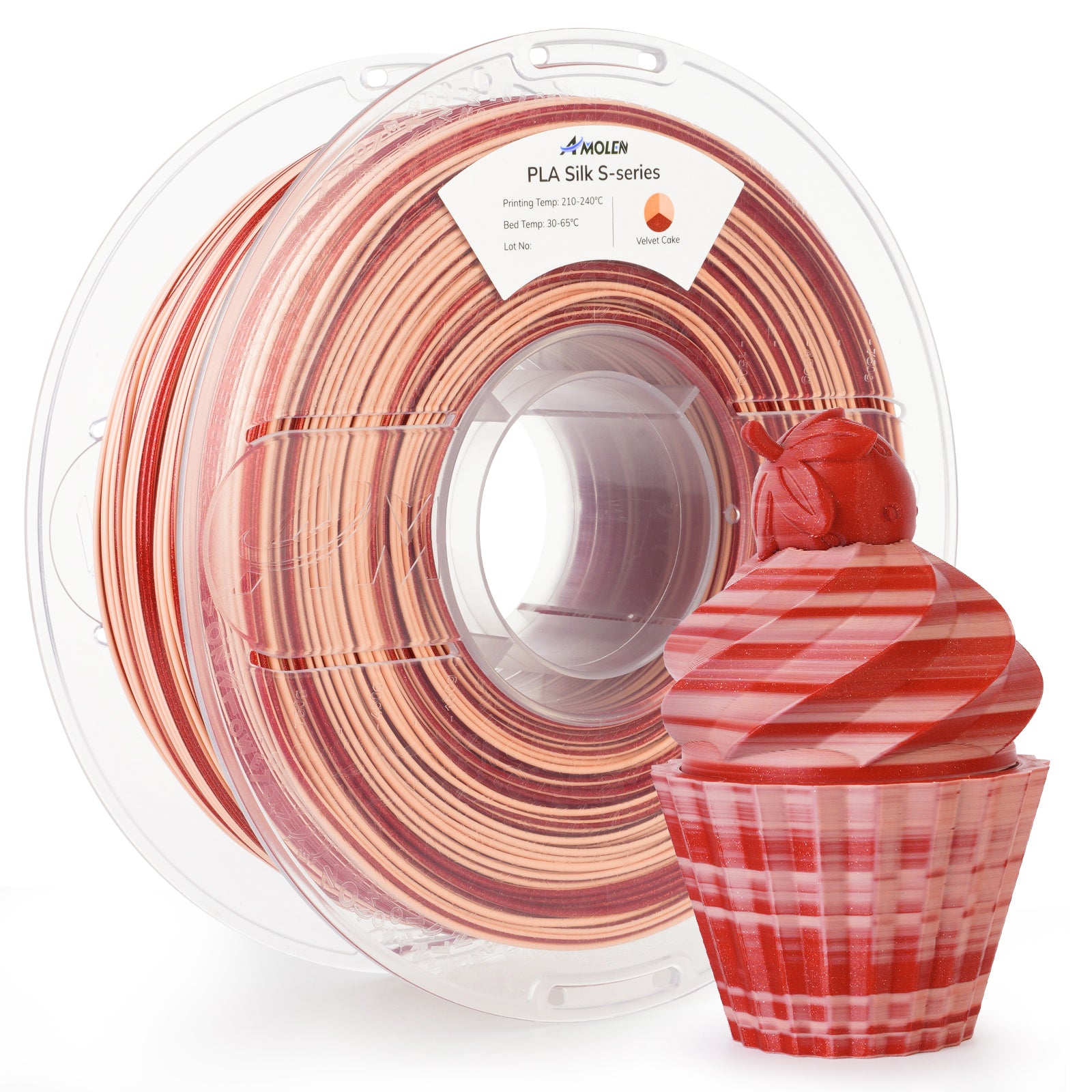 PLA Silk S-Series Filament 1.75mm, 1KG/2.2LB