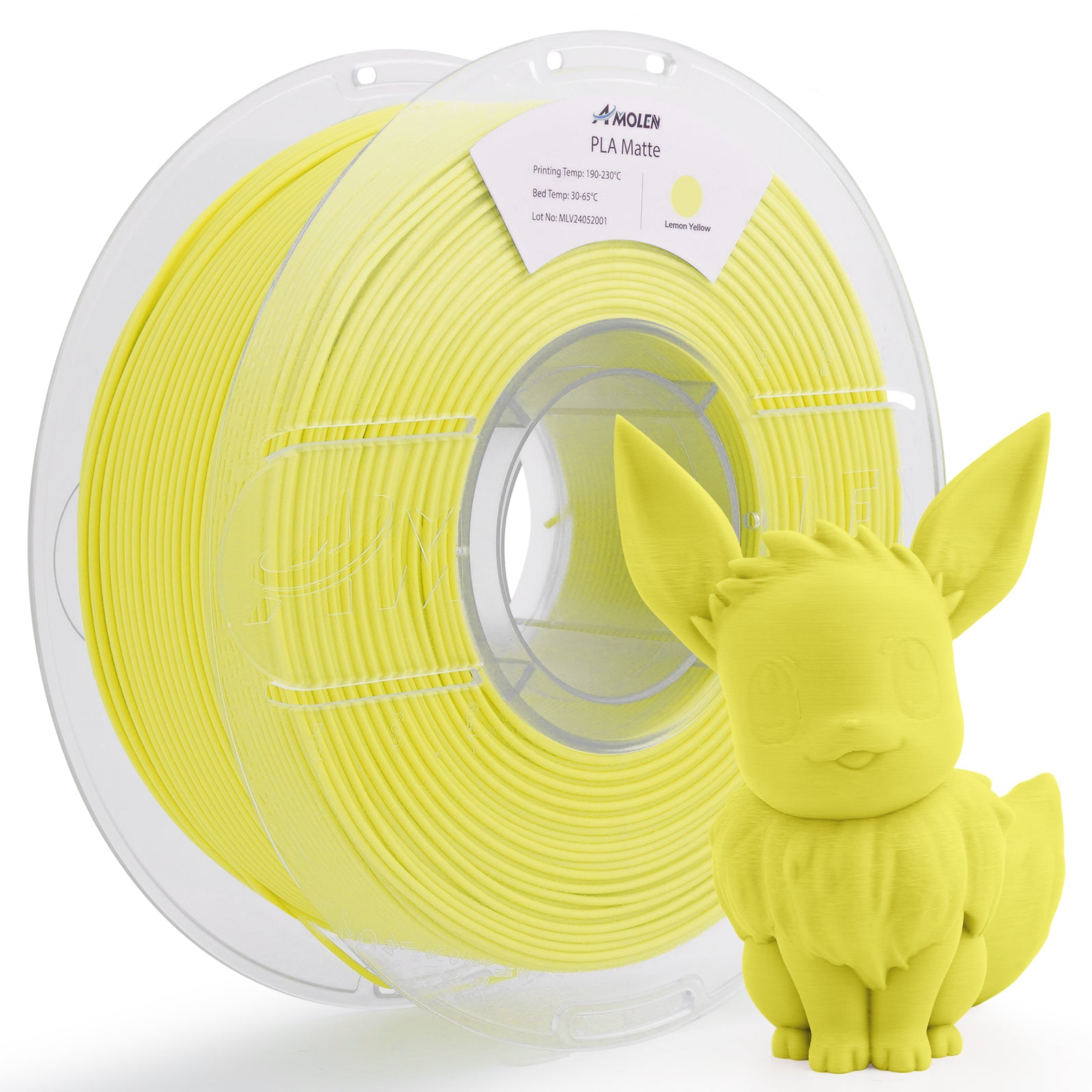 Matte PLA Filament, 1.75mm, 1KG/2.2LB