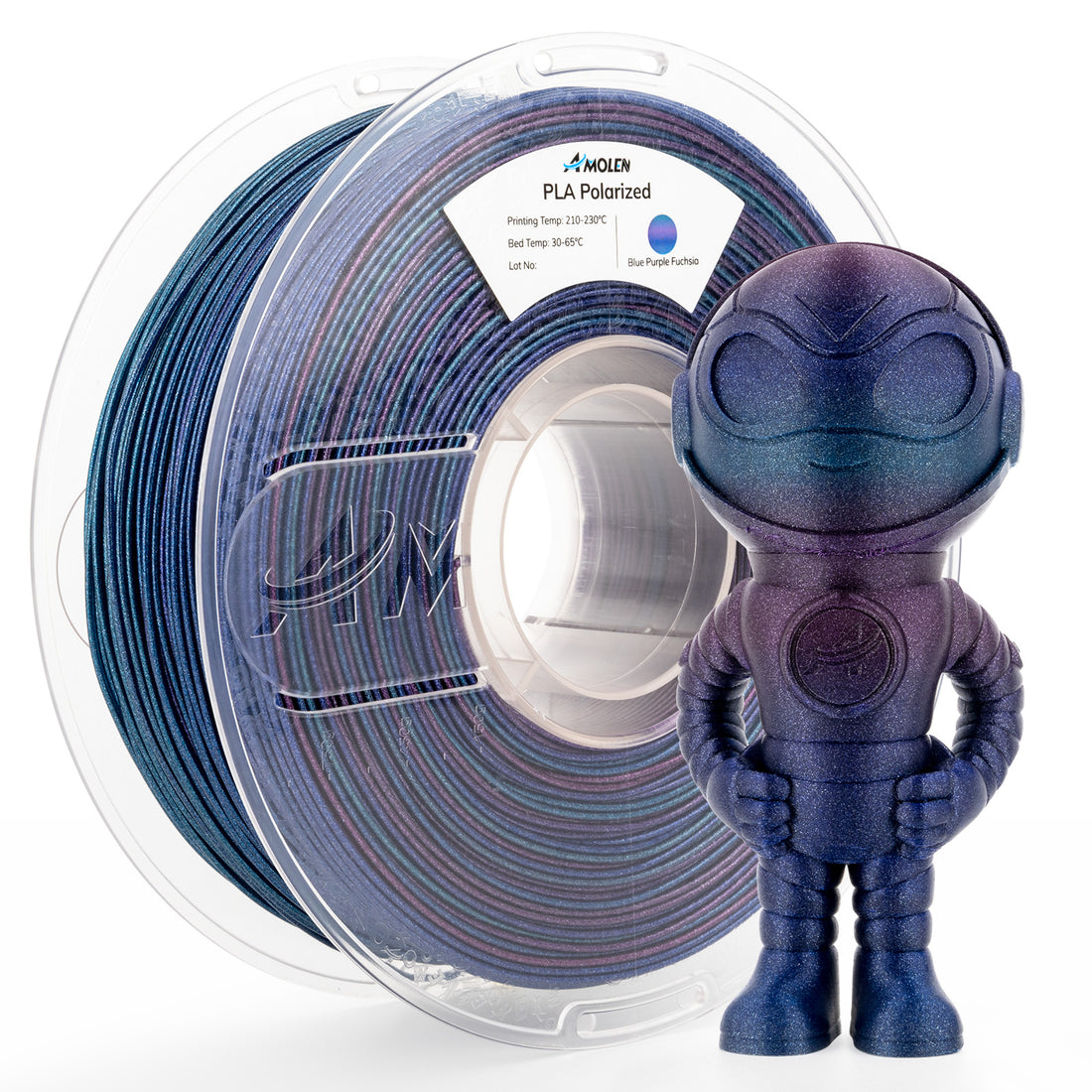 PLA Galaxy-Sparkle &amp; Shiny Filament, 1.75mm, 1KG/2.2LB