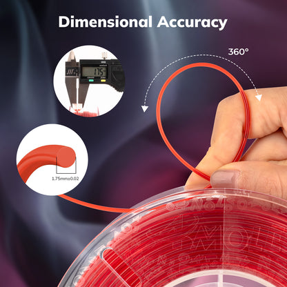 PETG Transparent- VARIETY PACK, 1.75MM, 200g*4