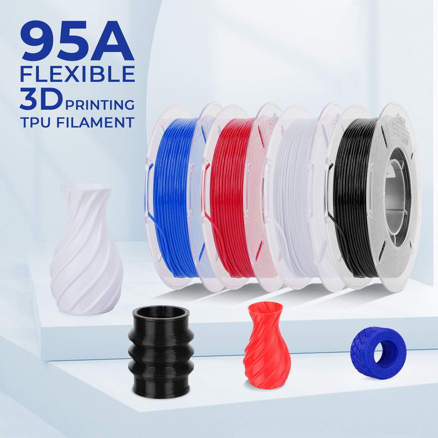 TPU Flexible-VARIETY PACK, 1.75MM, 200g*4