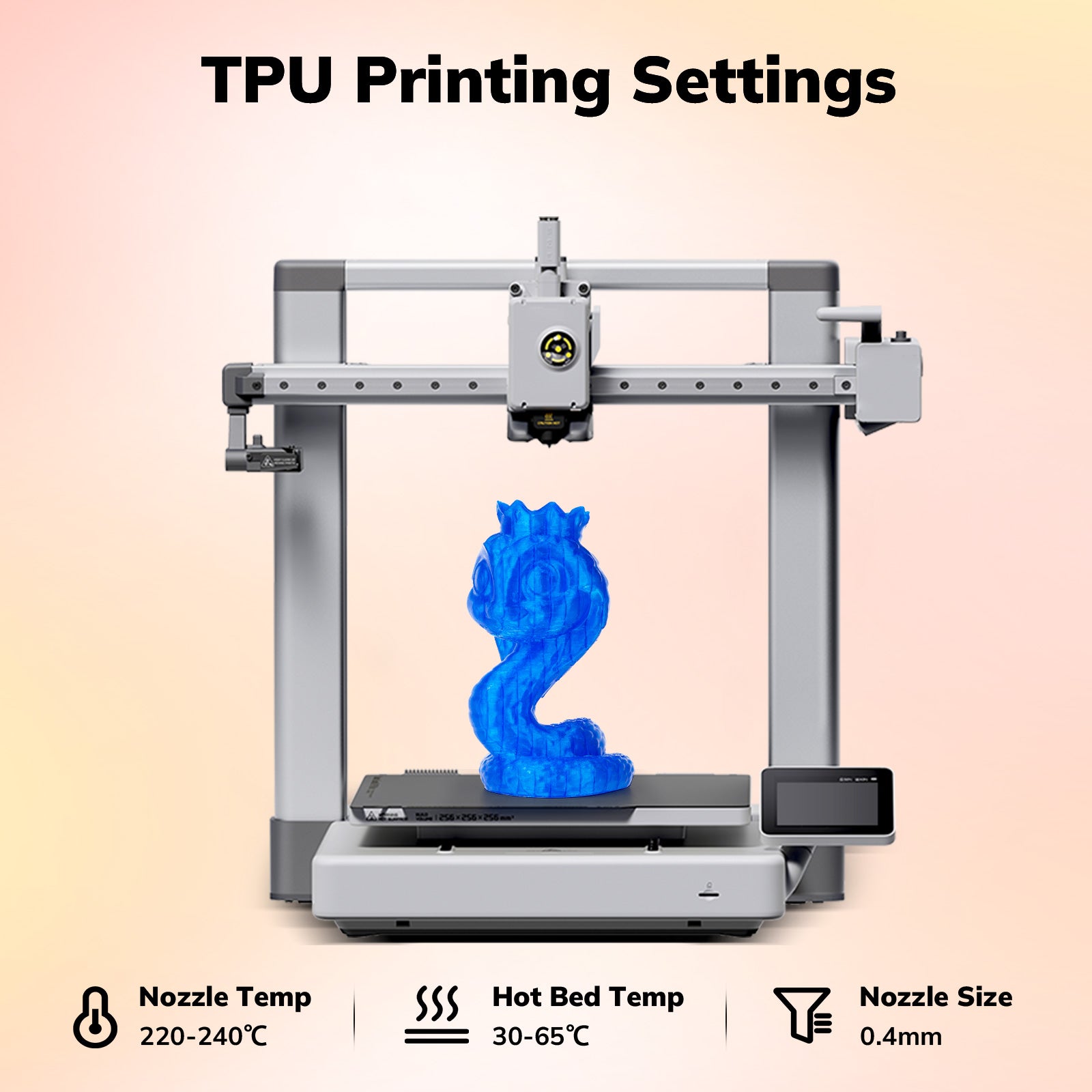 TPU Transparent 1.75mm, 1KG/2.2LB