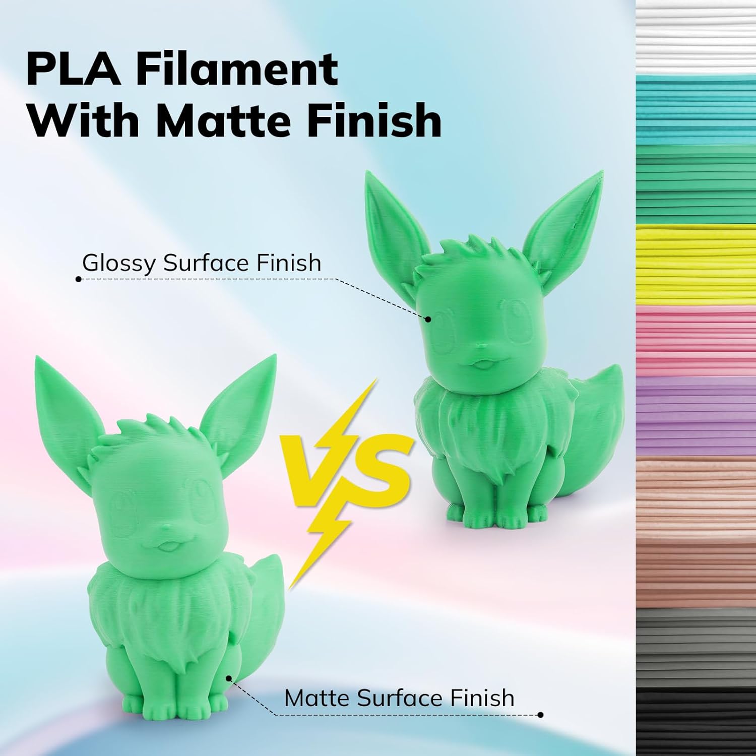 PLA Matte Basic 1.75mm, 1KG/2.2LB