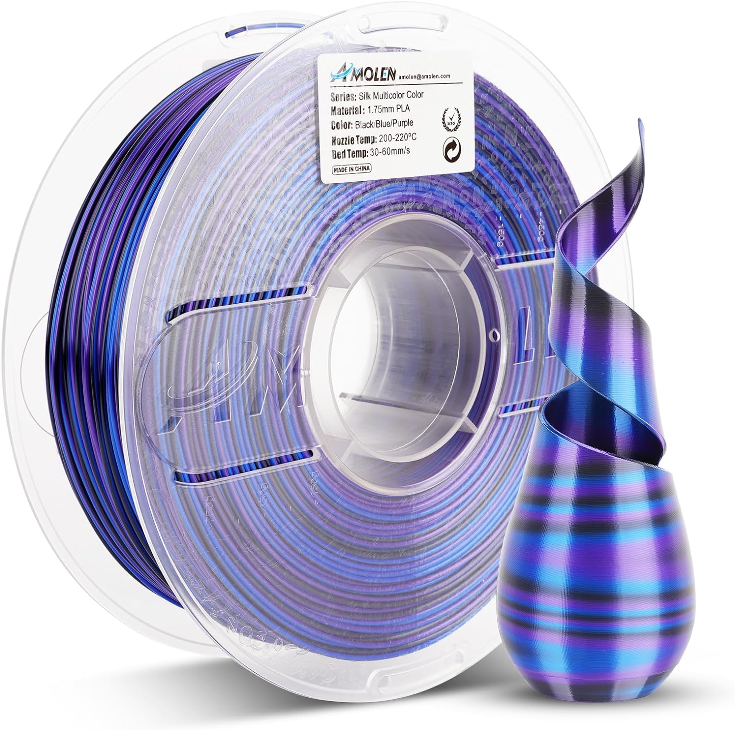 Silk S-Series PLA Filament – AMOLEN