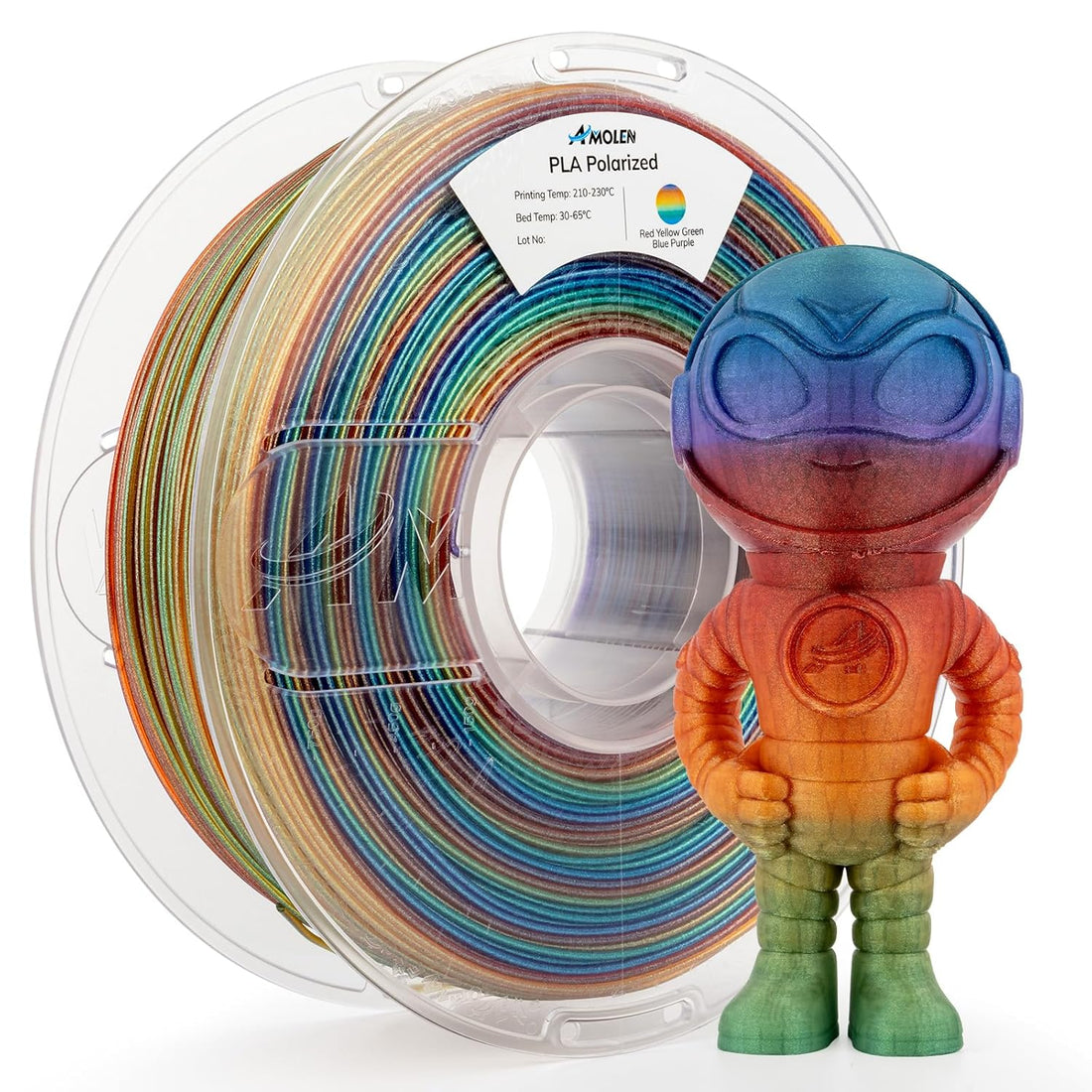 PLA Galaxy-Sparkle &amp; Shiny Filament, 1.75mm, 1KG/2.2LB