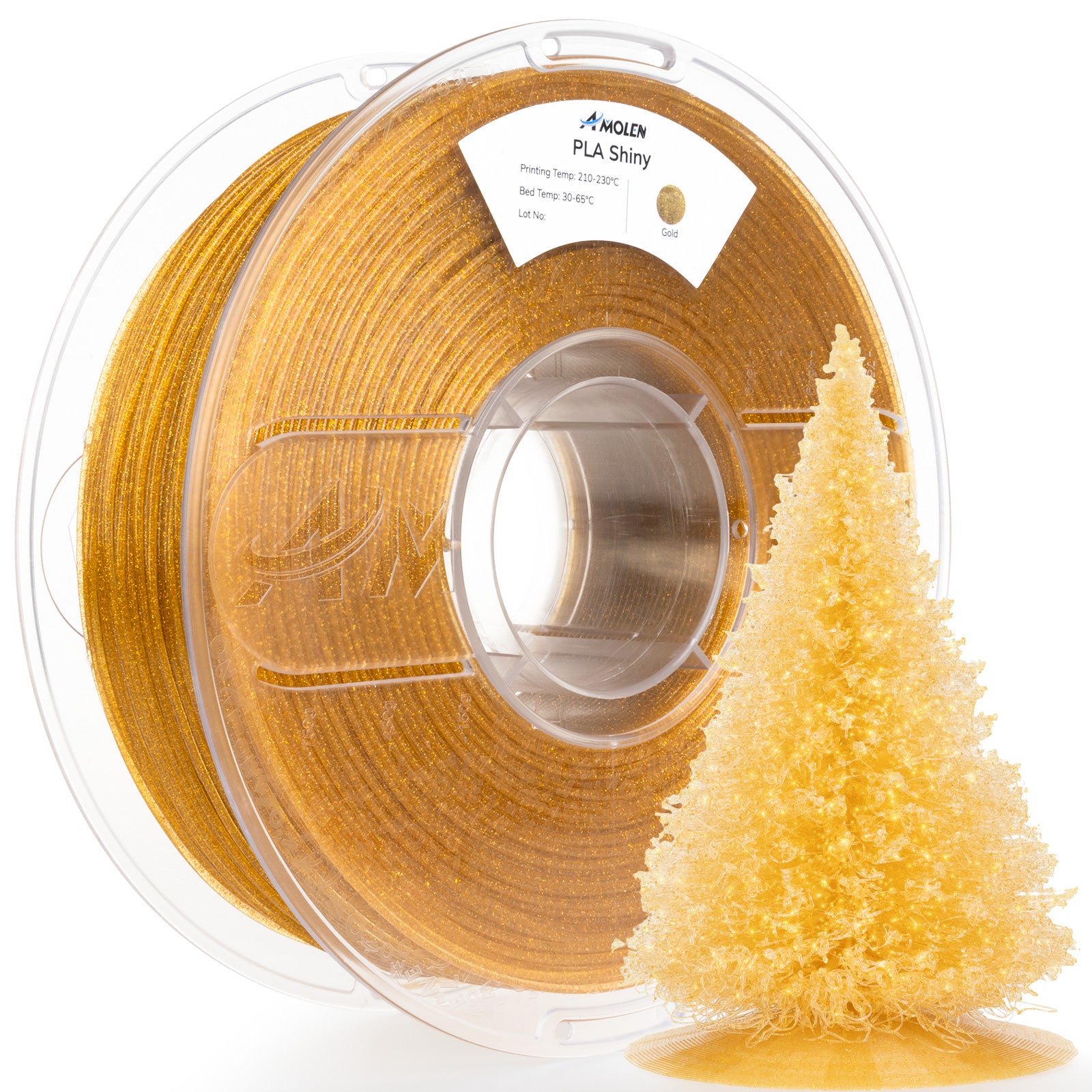 PLA Shiny Glitter 1.75mm, 1KG/2.2LB