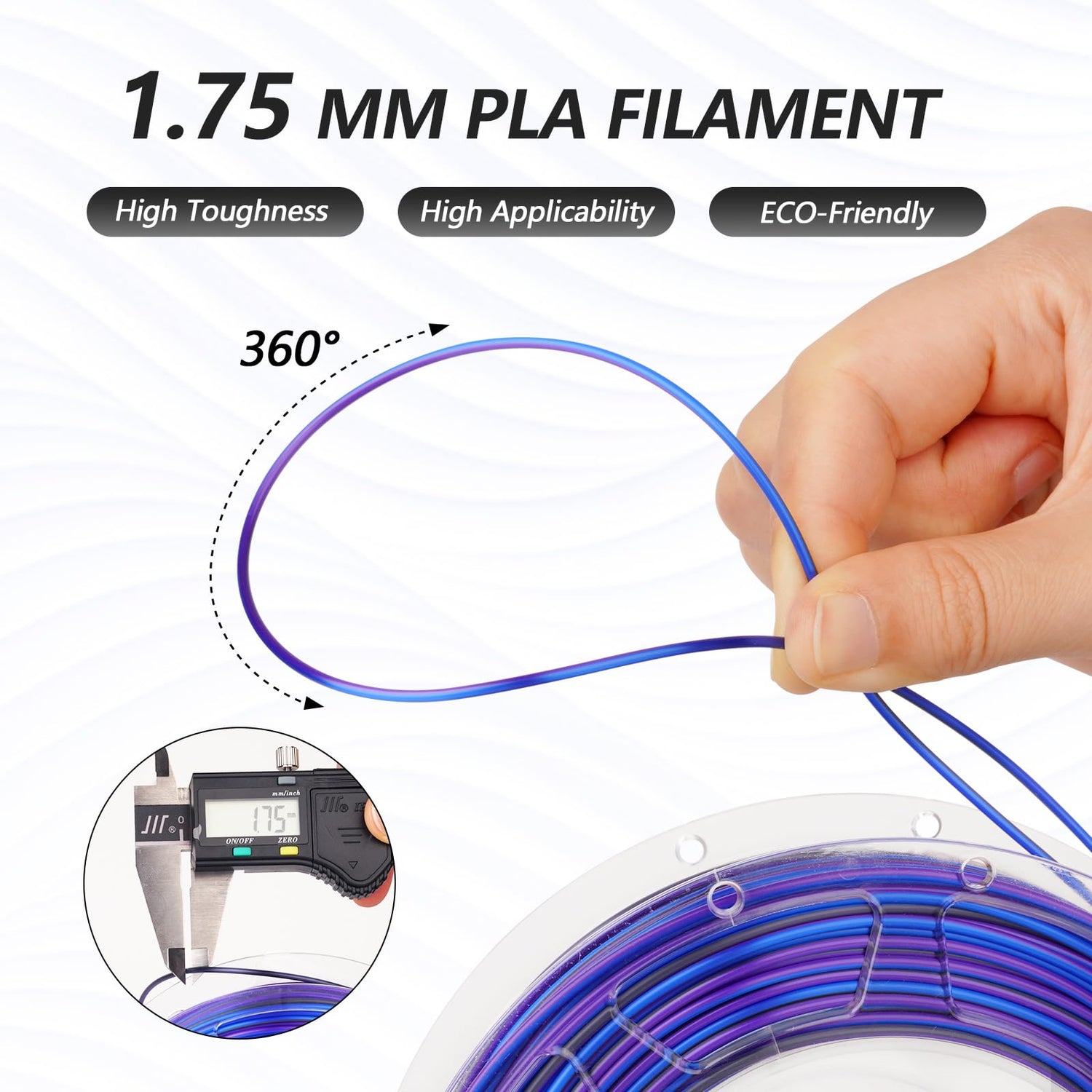 Silk S-Series PLA Filament, 1.75mm