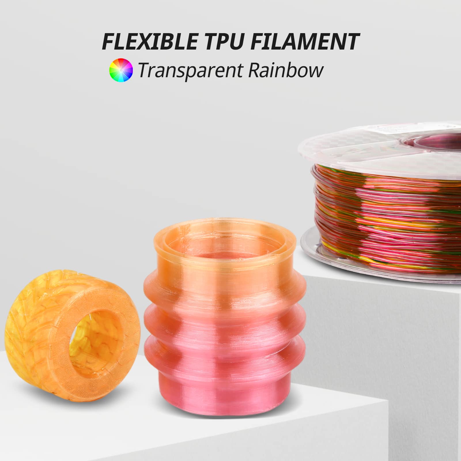flexible tpu filament、3d printer filament、3d printing filament
