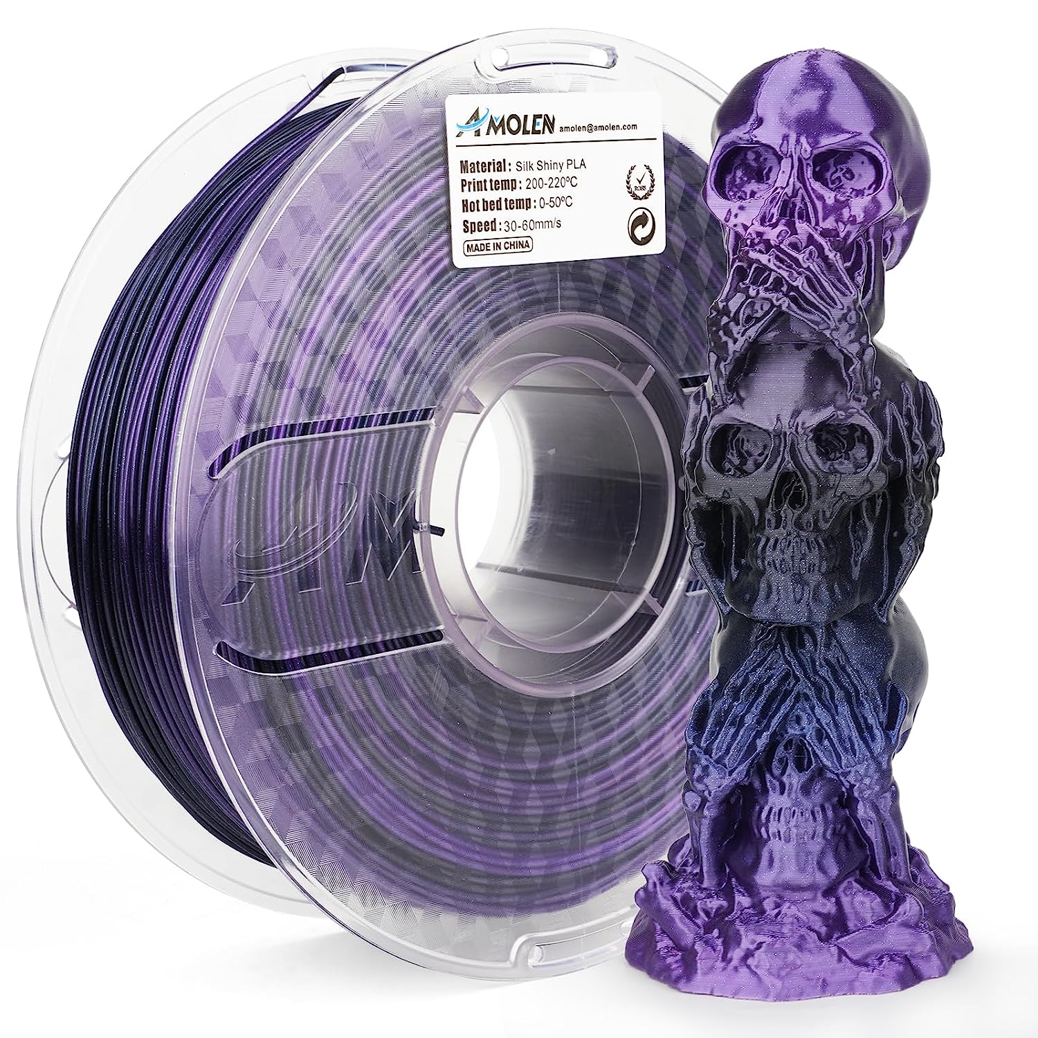 Silk Shiny Gradient PLA Filament