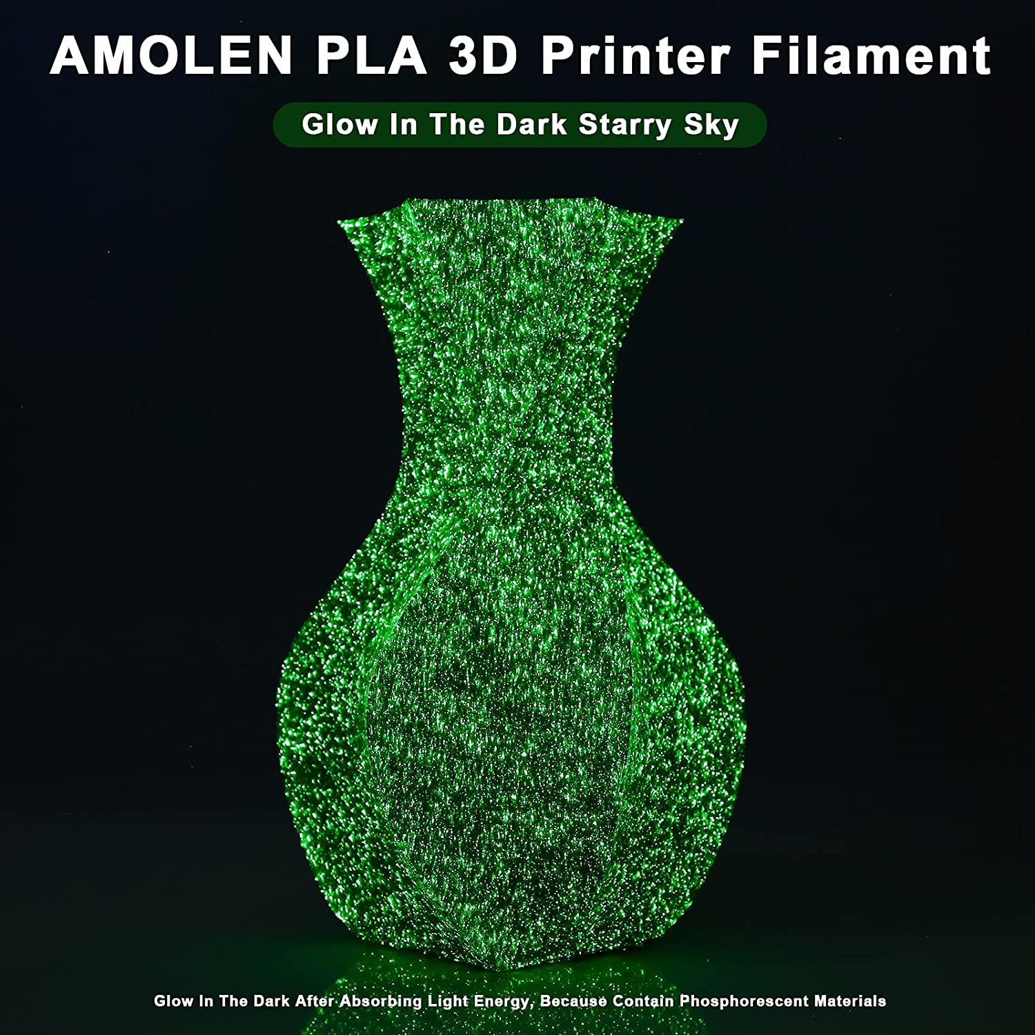 Glow-in-the-Dark PLA Filament – AMOLEN